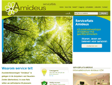 Tablet Screenshot of amideus.be